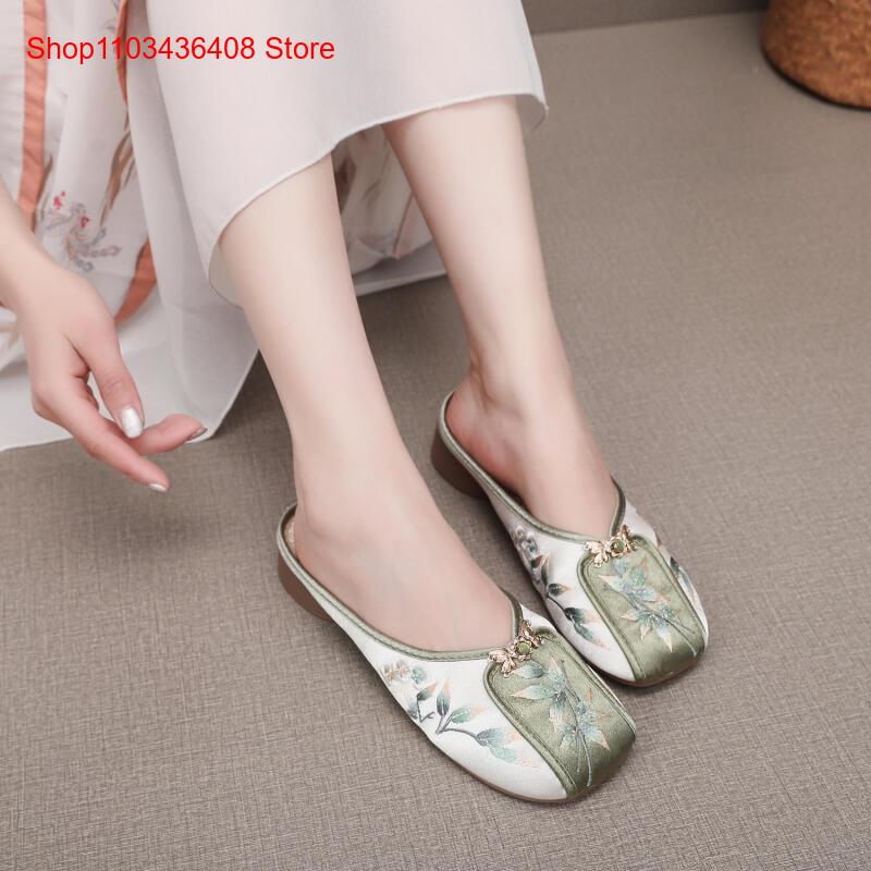 New Embroidered Slippers for H - Ethnic Fashion In ulasan dan harga