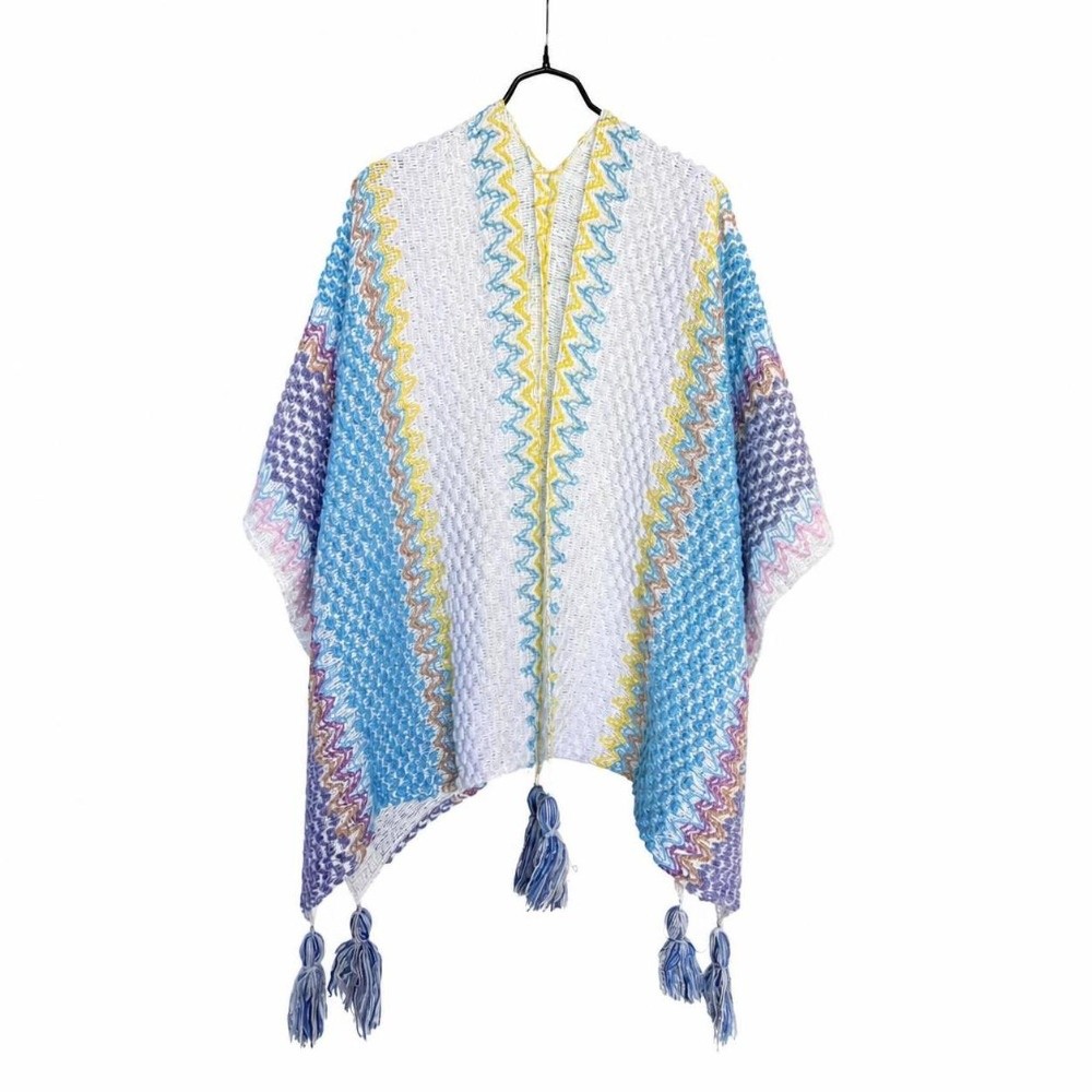 Retro Striped Pattern Knit Pon - Ethnic Fashion Wear For Women ulasan dan harga