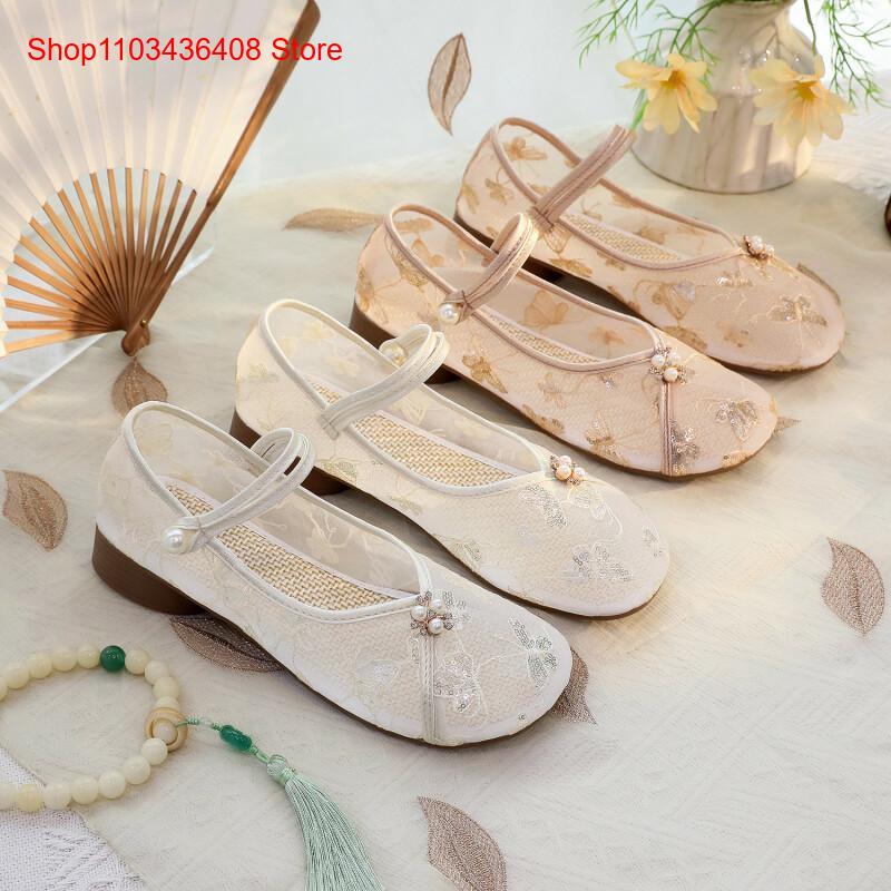 New Mesh Low Heels with Cheong - Ethnic Style ulasan dan harga