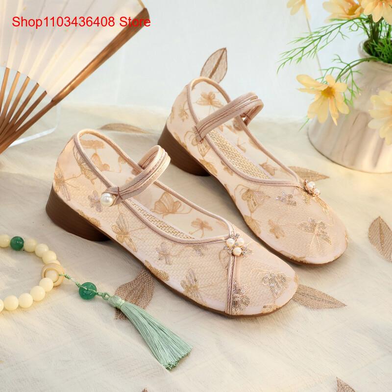 New Mesh Low Heels with Cheong - Ethnic Style ulasan dan harga