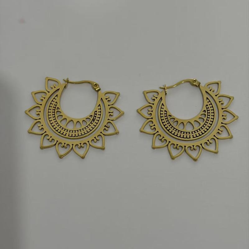 Bohemian Hollow Circular Gold  - Ethnic Fashion Trends 2026 ulasan dan harga