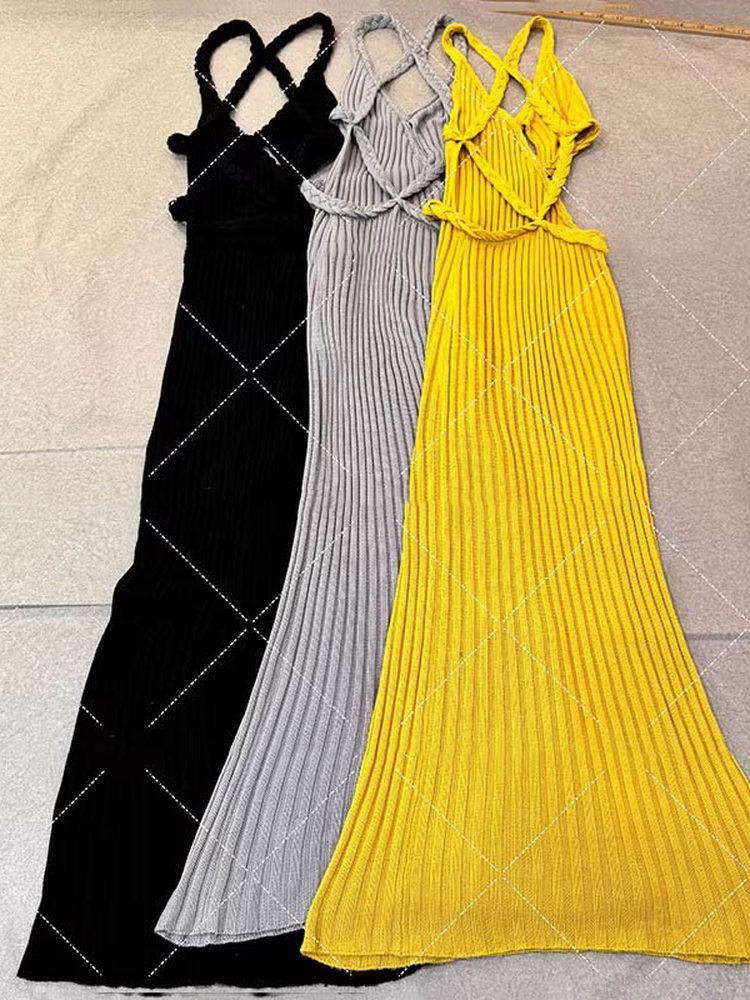 Sexy Knitted Backless Dress Wo - Ethnic Fashion Trends 2026 ulasan dan harga
