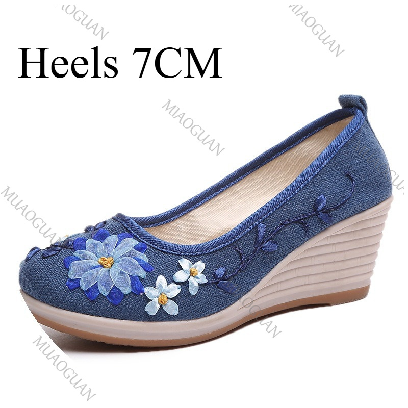 Embroidered Women Comfort Wedg - Ethnic Fashion In ulasan dan harga