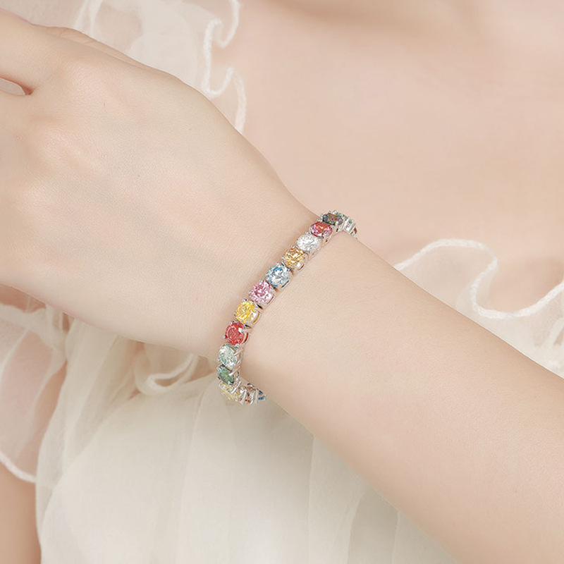 Dopamine color moissanite plat - Ethnic Fashion Wear For Women ulasan dan harga