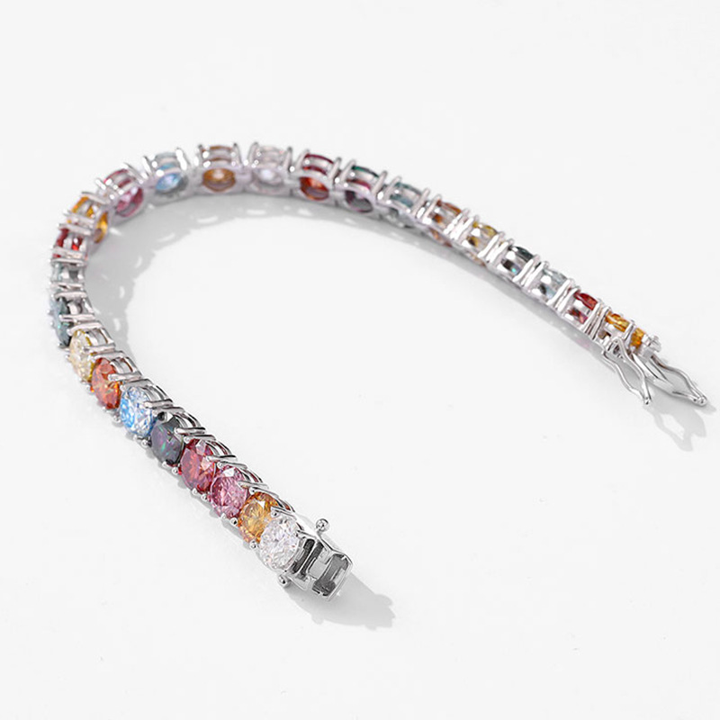 Dopamine color moissanite plat - Ethnic Fashion Wear For Women ulasan dan harga