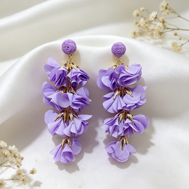 Ethnic Colorful Flower Tassel  - Ethnic Fashion Trends 2026 ulasan dan harga